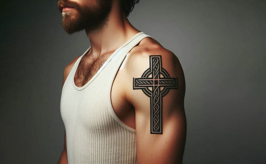 Celtic cross tattoo idea