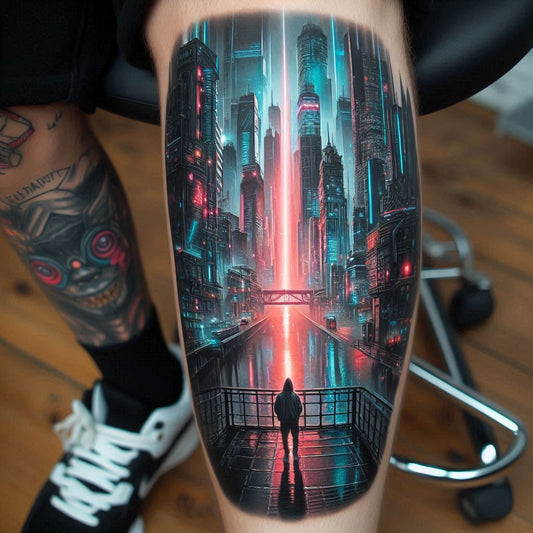 Cyberpunk Tattoos: A Fusion of Technology, Rebellion, and Futurism