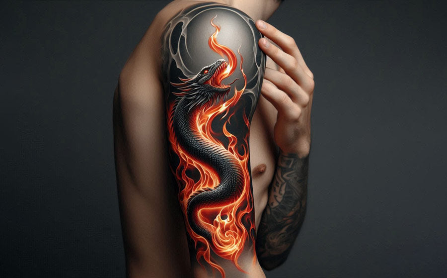 Fire tattoo idea