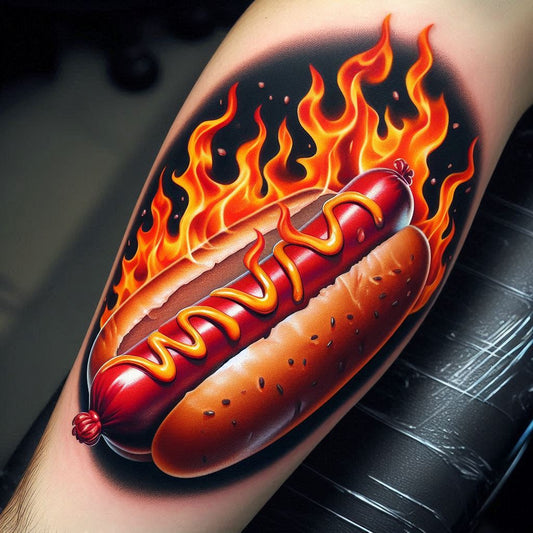 Hot Dog Tattoos: A Fun and Flavorful Symbol of Indulgence
