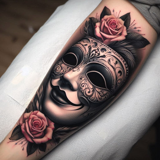 Theater Mask Tattoo Ideas: A Symbol of Duality, Expression, and Drama