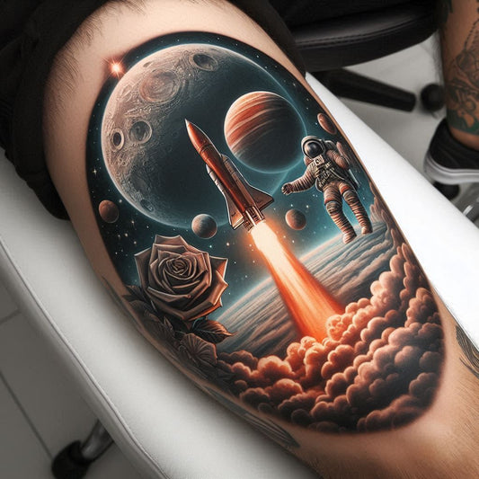 Rocket Tattoos: Blast Off Into the Unknown
