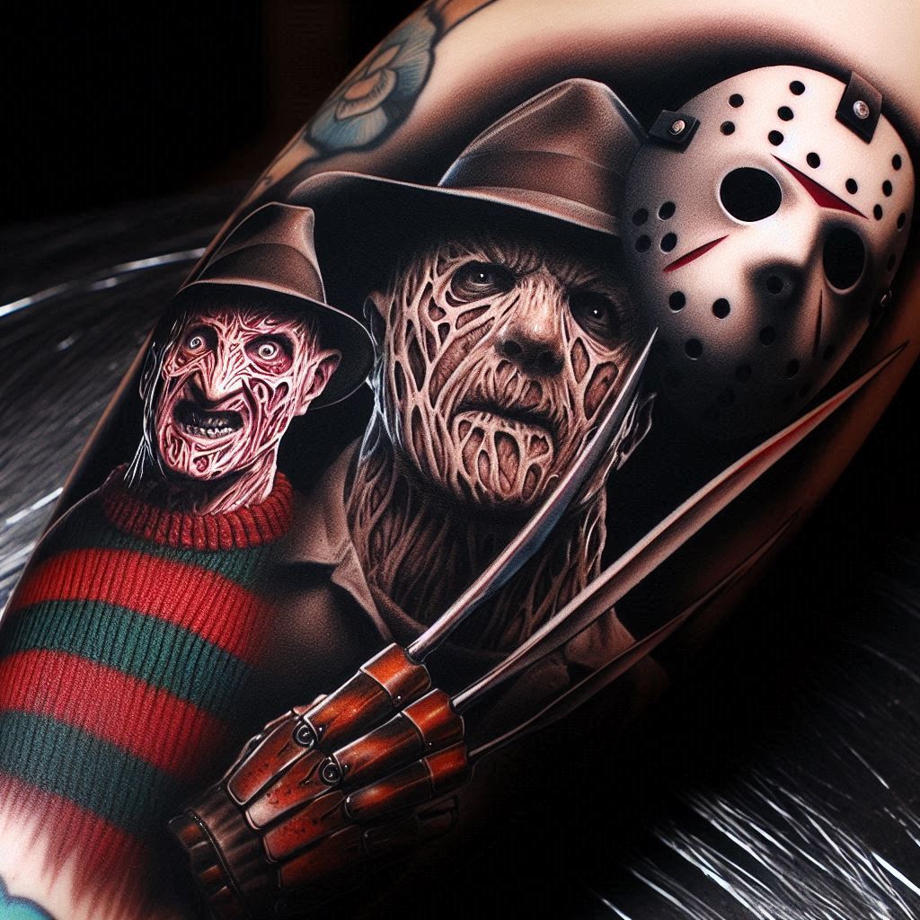 Horror Tattoos That Channel Pure Fear