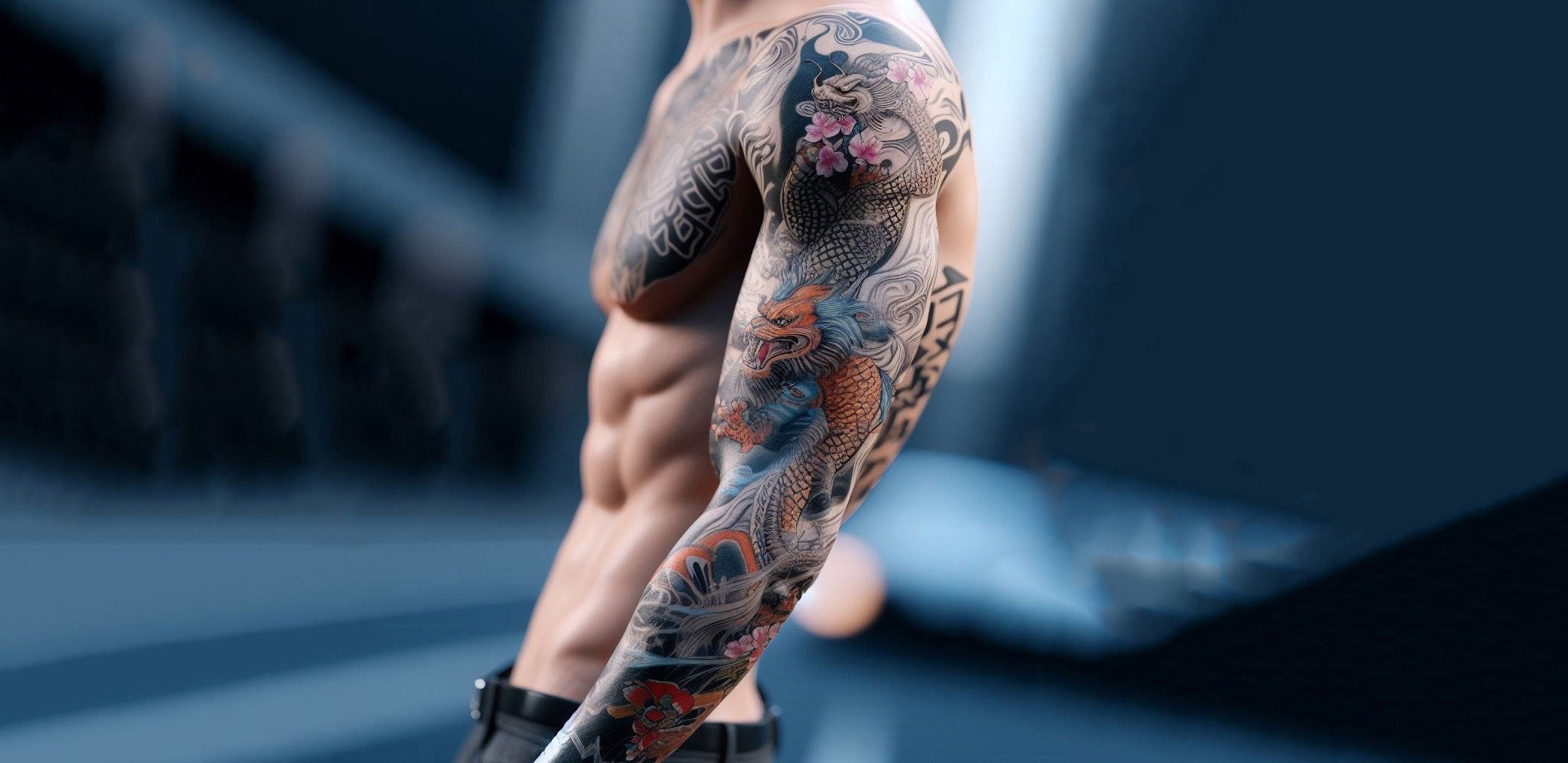 123 idées de tatouages \u200b\u200bélégants pour hommes, pour les âmes courageus –  Tattoo Inspired Apparel, image size:2106x1024