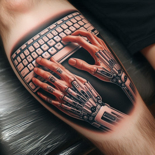 Keyboard Tattoos: The Symbol of Creativity, Communication, and Digital Expression