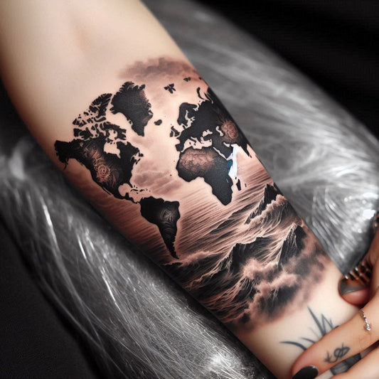 Map Tattoo Ideas: Navigating Life’s Journeys and Adventures