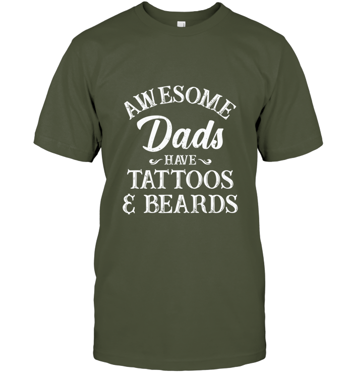 Los papás increíbles tienen tatuajes y barbas