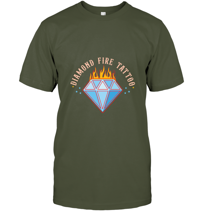 Tatouage de feu de diamant