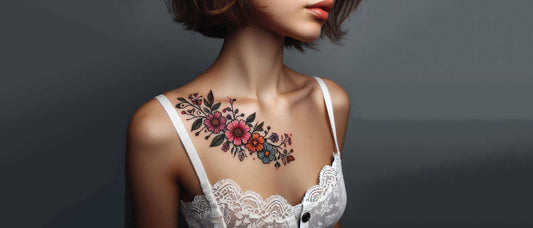 82 Enticing Chest Tattoo Designs For Women To Enhance Their Attraction With!