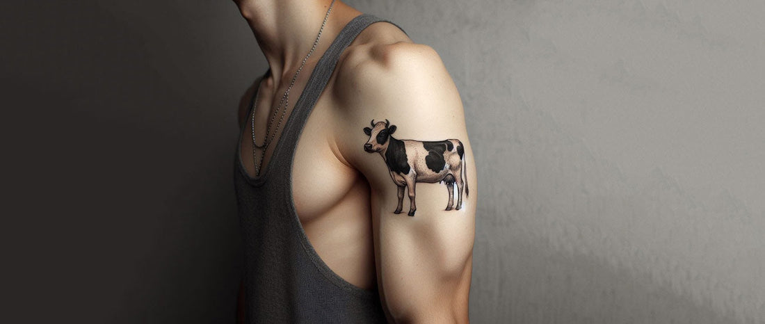 57 Fabulous Cow Tattoo Ideas To Let Your Inner Child Out
