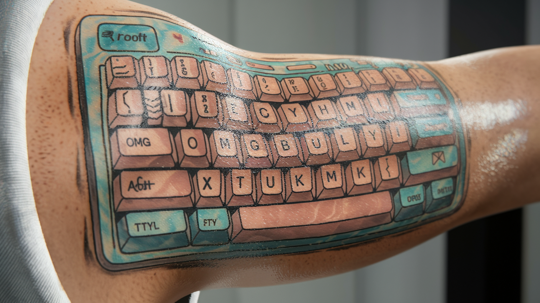 Keyboard Tattoos: The Symbol of Creativity, Communication, and Digital Expression