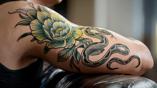 Snake and Flower Tattoos: Meanings, Styles, and Placement Ideas
