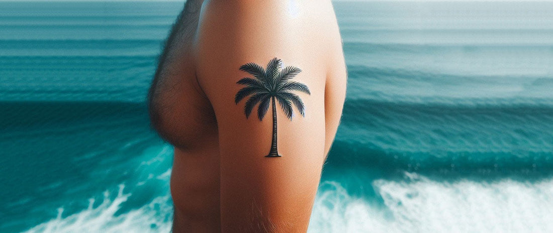 66 Exquisite And Meaningful Ideas That Complete The World Of Palm Tree Tattoos!
