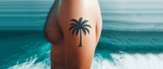 66 Exquisite And Meaningful Ideas That Complete The World Of Palm Tree Tattoos!