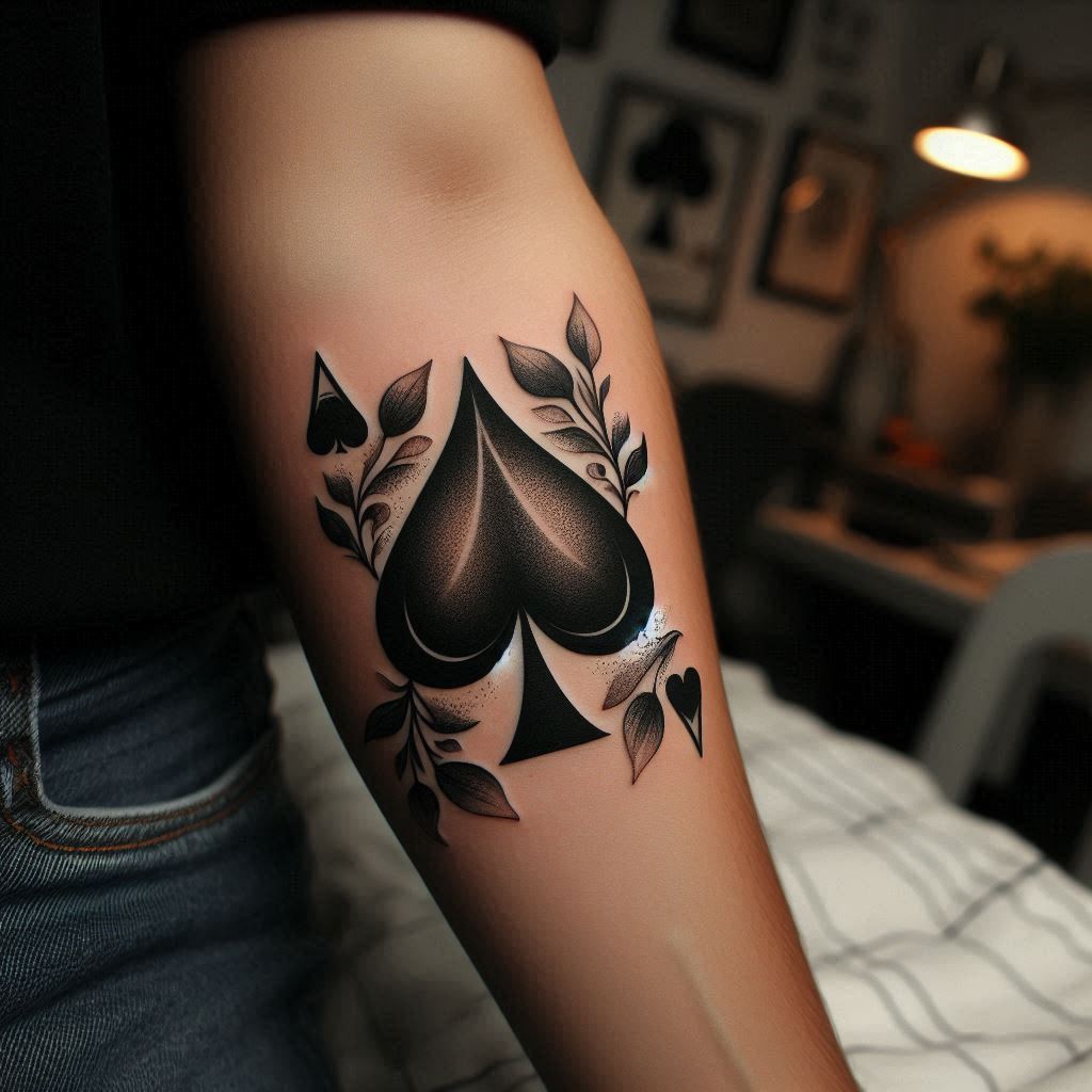 44 Meaningful Spade Tattoo Ideas