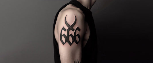52 Vintage 666 Tattoo Ideas To Fly Away From Your Worries!