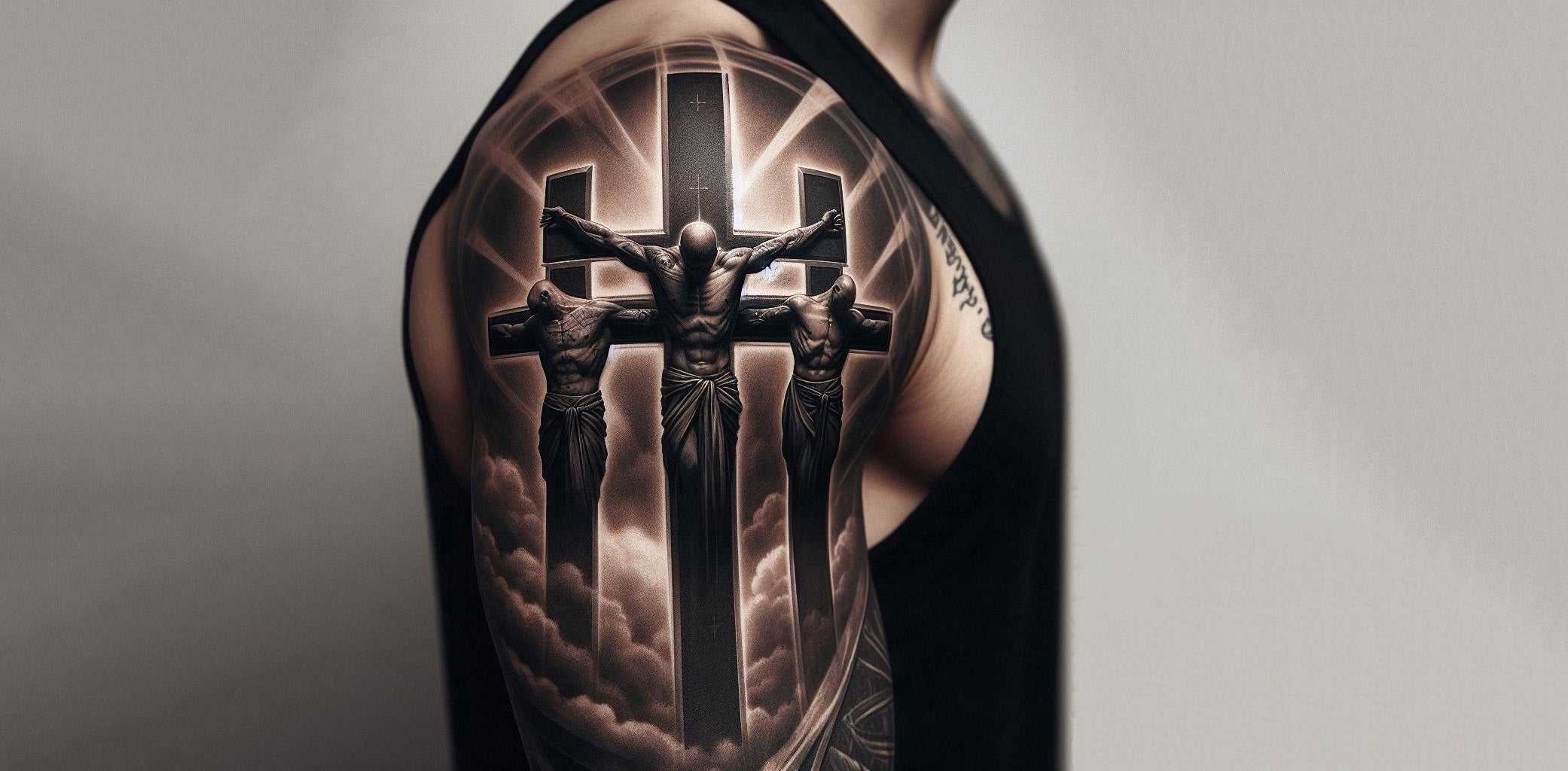 100 Amazing Cross Tattoos To Inspire You | Sleeve tattoos, Cool tattoos for  guys, Cross tattoo