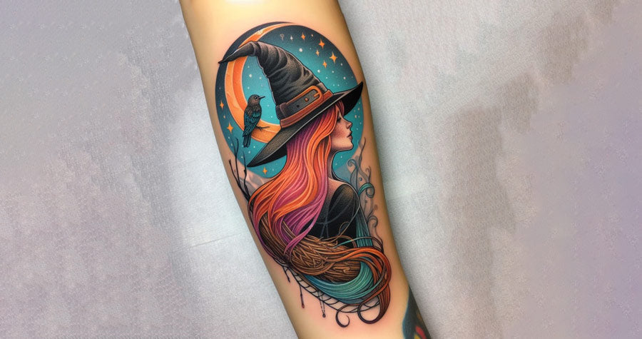 68 Spooky And Sinister Witchy Tattoos With Incredibly Refreshing Interpretations!