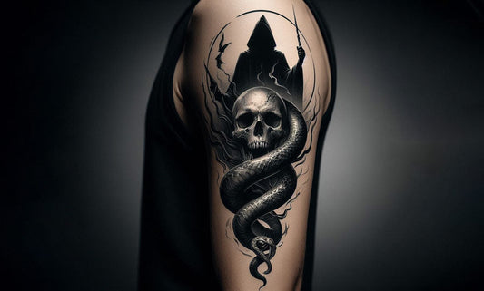57 Intimidating And Meaningful Ideas For Death Eater Tattoos To Wear This Year!