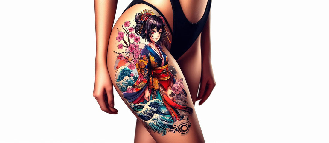 115 Cute Thigh Tattoo Ideas For Women To Cause A Frenzy