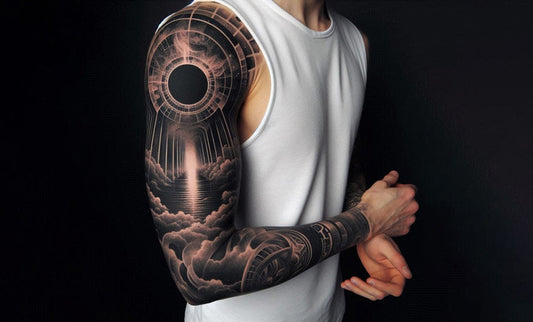 63 High-Contrast Negative Space Tattoos With Open-Ended Meanings And Interpretations