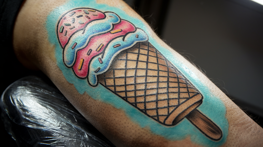 Ice Cream Tattoos: A Sweet Symbol of Joy and Nostalgia