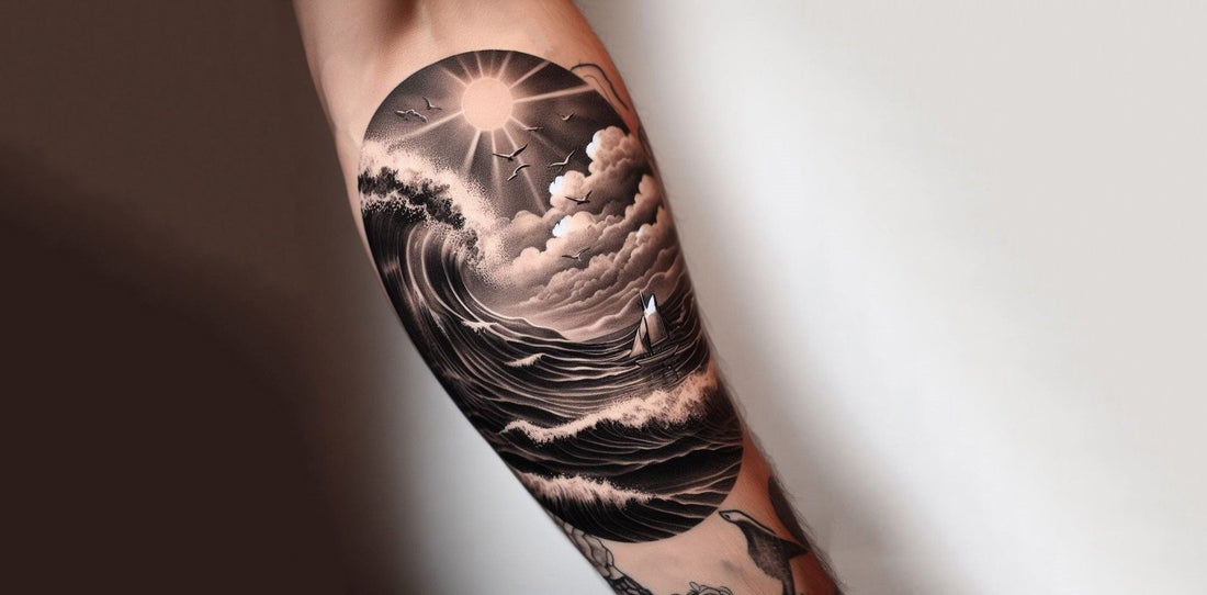 65 Eternally Hypnotic Ocean Tattoo Ideas With Meaningful Interpretations!