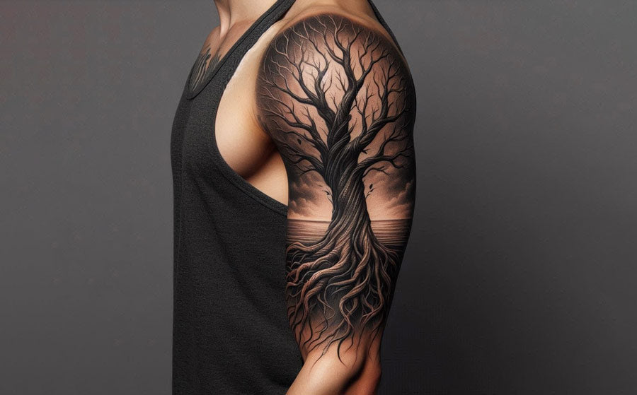 111 Soothing Ideas For Tree Tattoos Enhancing The Meaning Of Transparency And Principle!