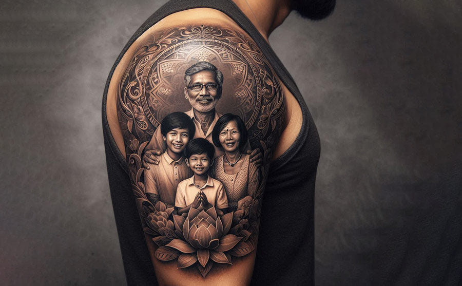 58 Nostalgic Family Tattoo Ideas To Remember The Good Times!