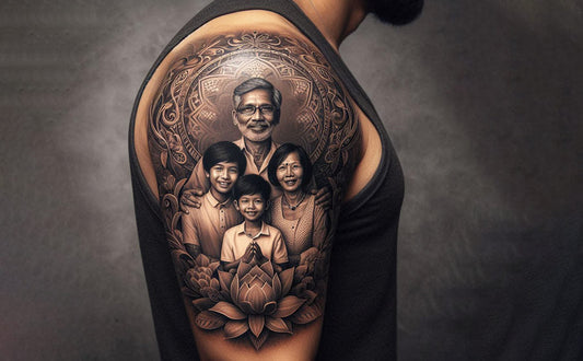 58 Nostalgic Family Tattoo Ideas To Remember The Good Times!
