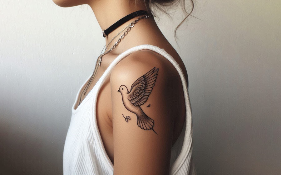 78 Blissful Dove Tattoo Ideas To Showcase Your Adventurous Attitude