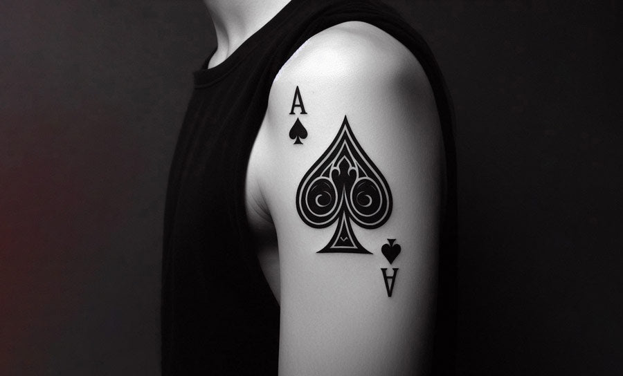 Ace of spades tattoo idea