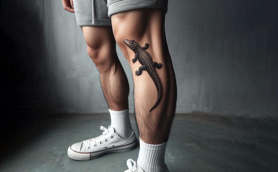 Alligator tattoo idea