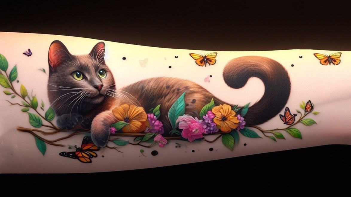 First tattoo opinion: in honour of my cat who passed away. I need opinions  if these would age well, since I don't want it to be too big/bold. Thank  you:) : r/TattooDesigns
