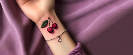 Cherry tattoo design