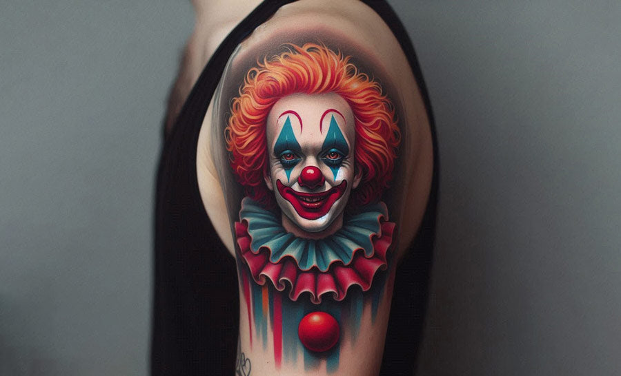 Clown tattoo idea