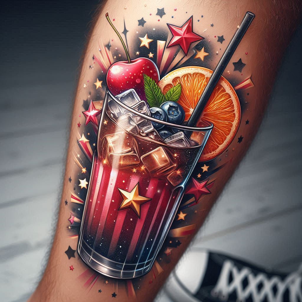 Cocktail Tattoo Ideas: A Toast to Fun, Friendship, and Celebration