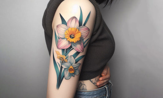 77 Refreshing Ideas For Daffodil Tattoos That Bring A Whole Different Meaning To New Chapters!