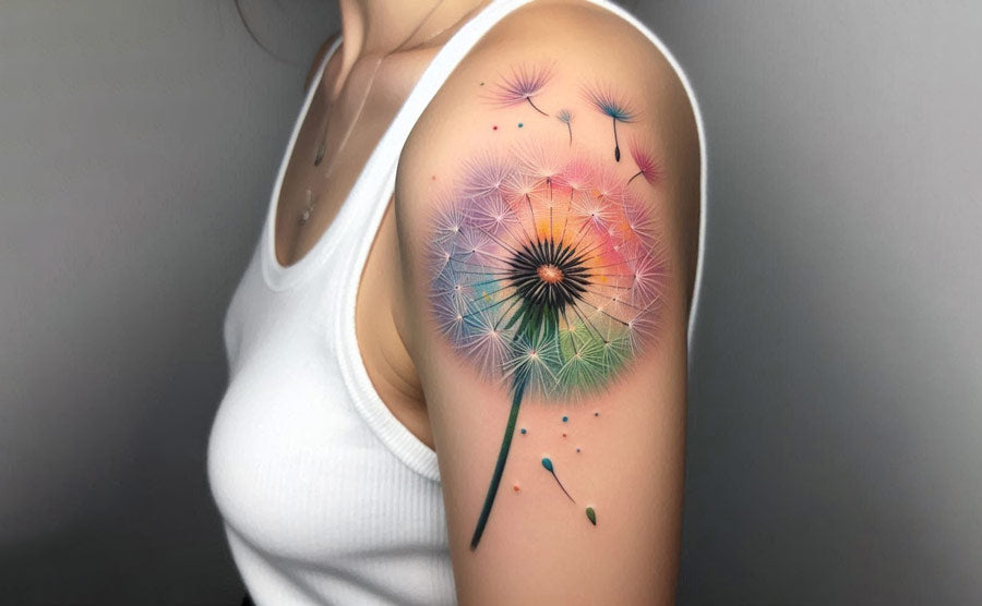 Dandelion tattoo idea