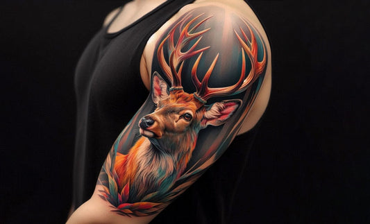 Deer tattoo idea