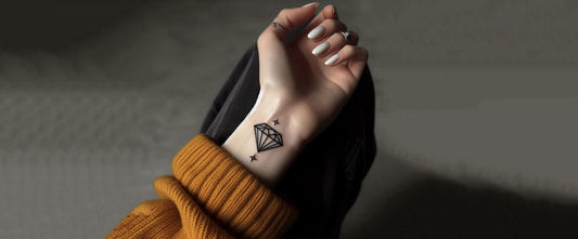 Diamond tattoo design