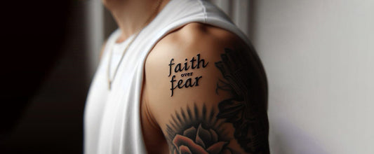 Faith Over Fear Tattoo Idea