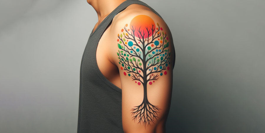 96 Fearless Family Tree Tattoo Ideas To Showcase Your Rich Heritage!