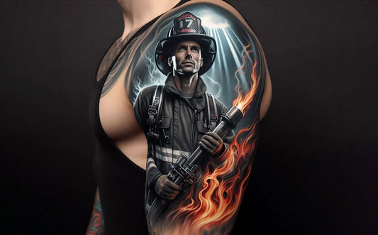 Firefighter tattoo idea