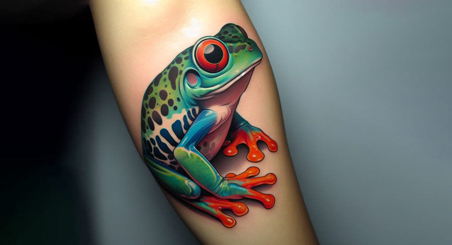 Frog tattoo idea