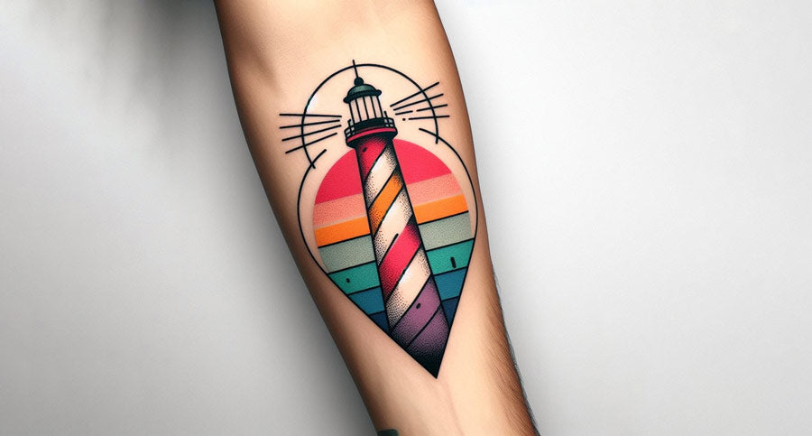 Lighthouse tattoo idea