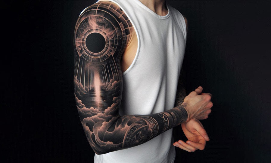 63 High-Contrast Negative Space Tattoos With Open-Ended Meanings And I ...