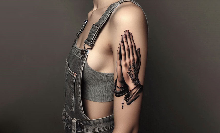 Praying Hands Tattoo idea