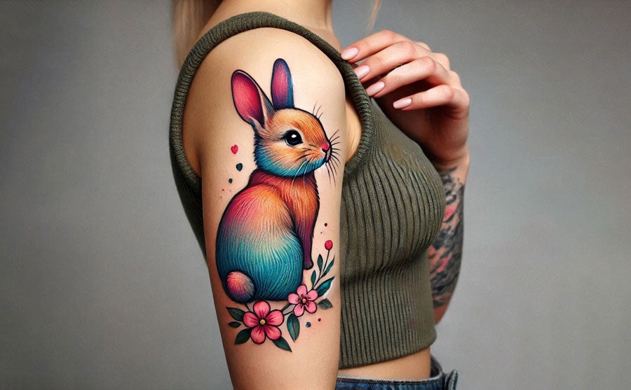 Rabbit tattoo idea