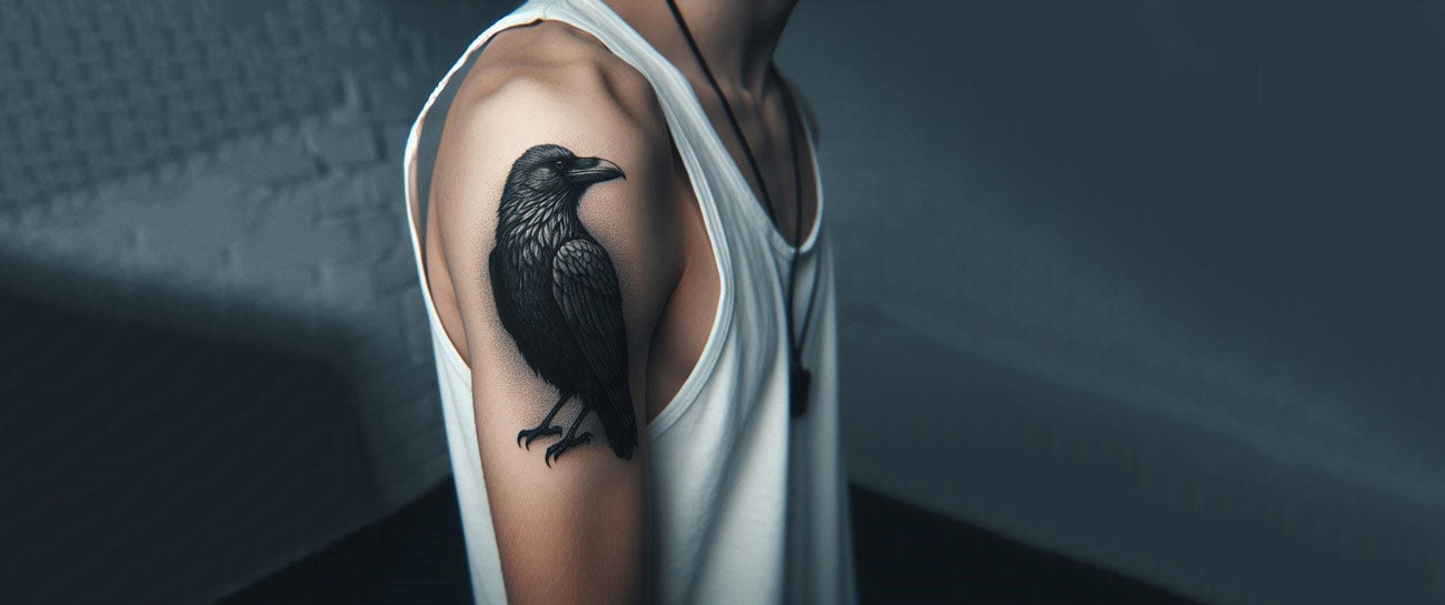 Raven Tattoo - Etsy